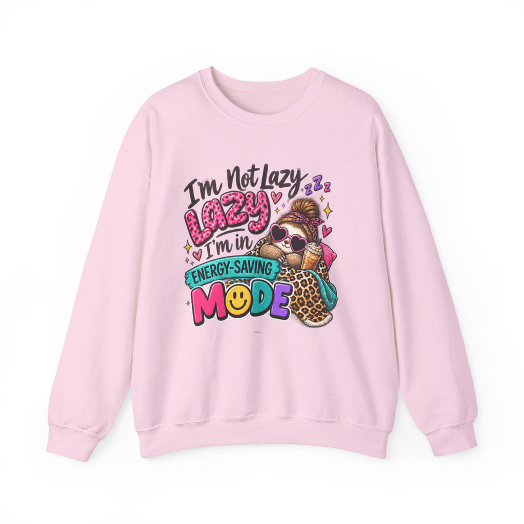 I'm Not Lazy I'm In Energy-Saving Mode sweatshirt | Genz Graphic Crewneck sweatshirt