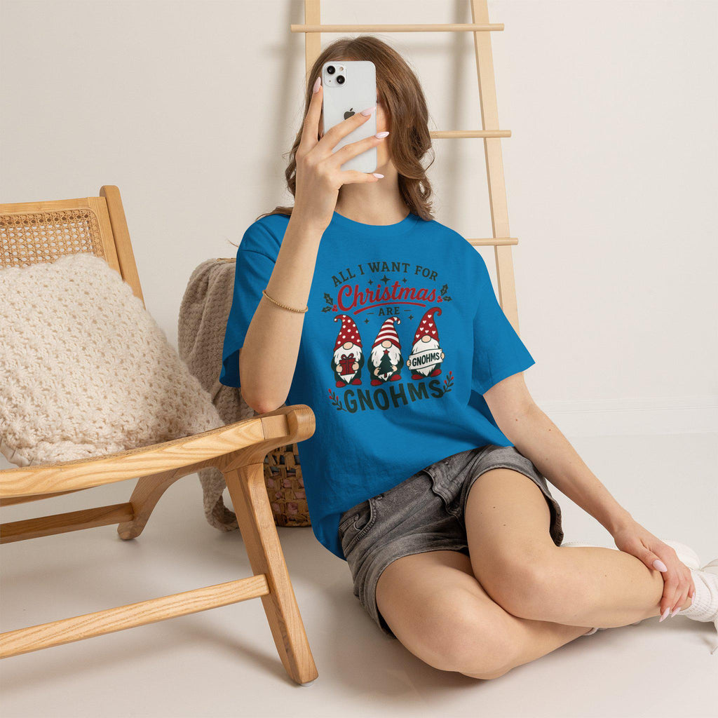 All I Want for Christmas Are Gnomes T-Shirt | Christmas Gnome Tee