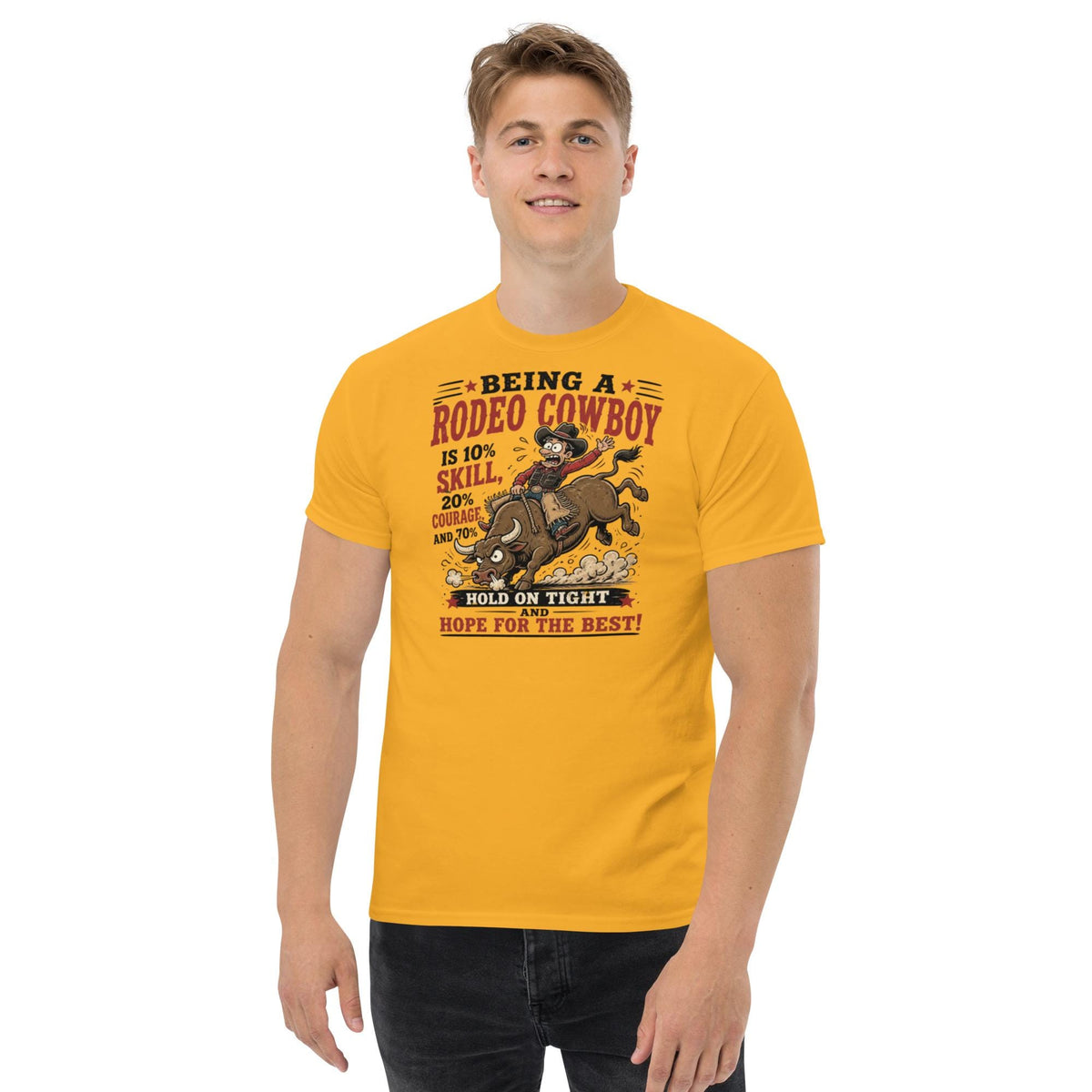 Rodeo Cowboy Bull rider humor T-Shirt
