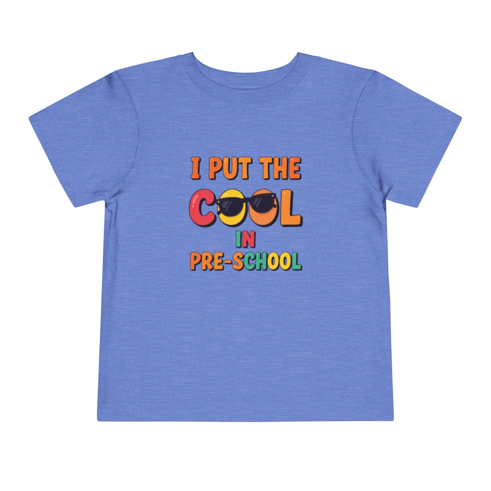 Toddler Preschool Graphic Tee | "I Put the in Preschool" Shirt