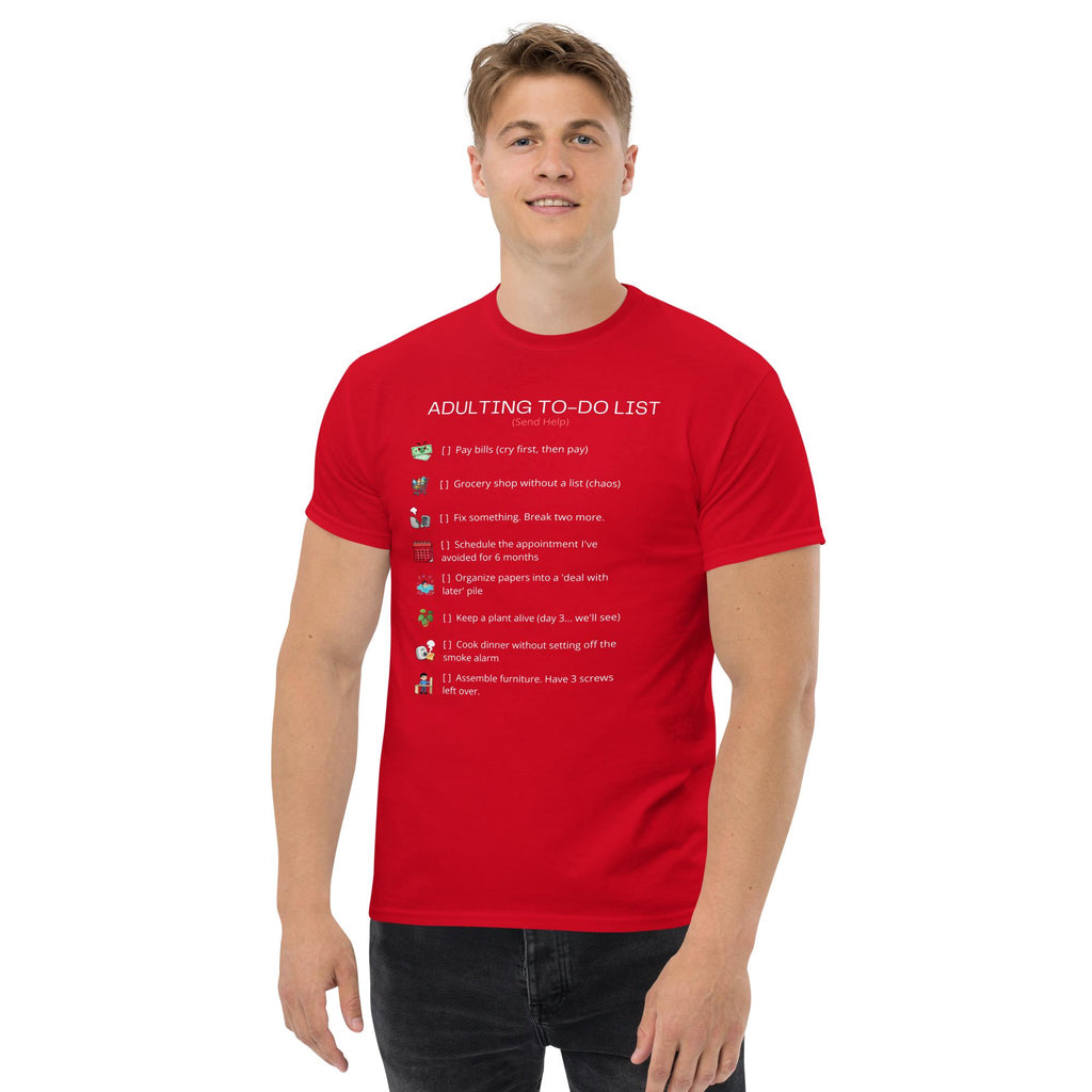 To-Do List Adult Humor Unisex classic tee