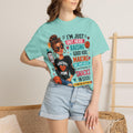 Basketball Mom Graphic Tee, Garment-Dyed Cotton, Relaxed Fit
