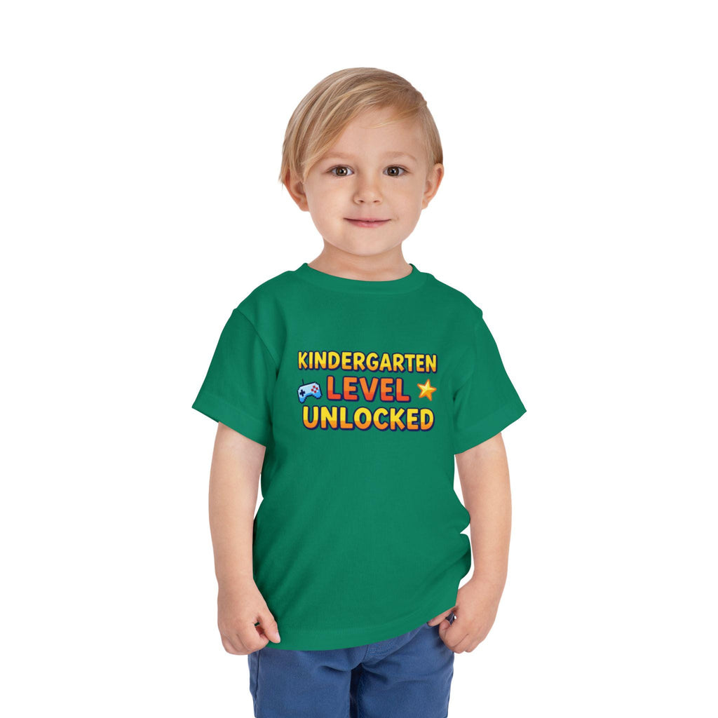 Kindergarten Level Unlocked Toddler Tee | Back to School Shirt