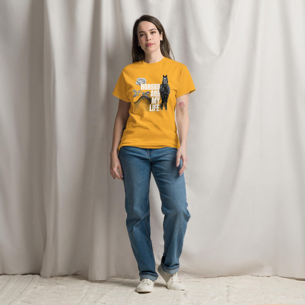 Horse Tee-Shirt/Horses are my life