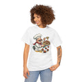 Smiling Italian Chef with Spaghetti and Meatballs T-Shirt | Pasta Cook Illustration
