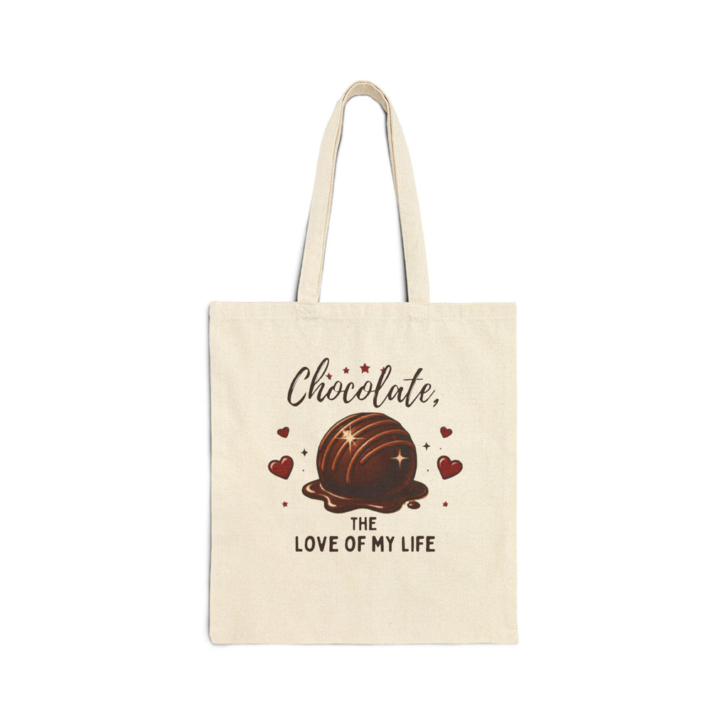 Chocolate Truffle Tote Bag | Hand-Illustrated Foodie Gift, Cotton Canvas Bag