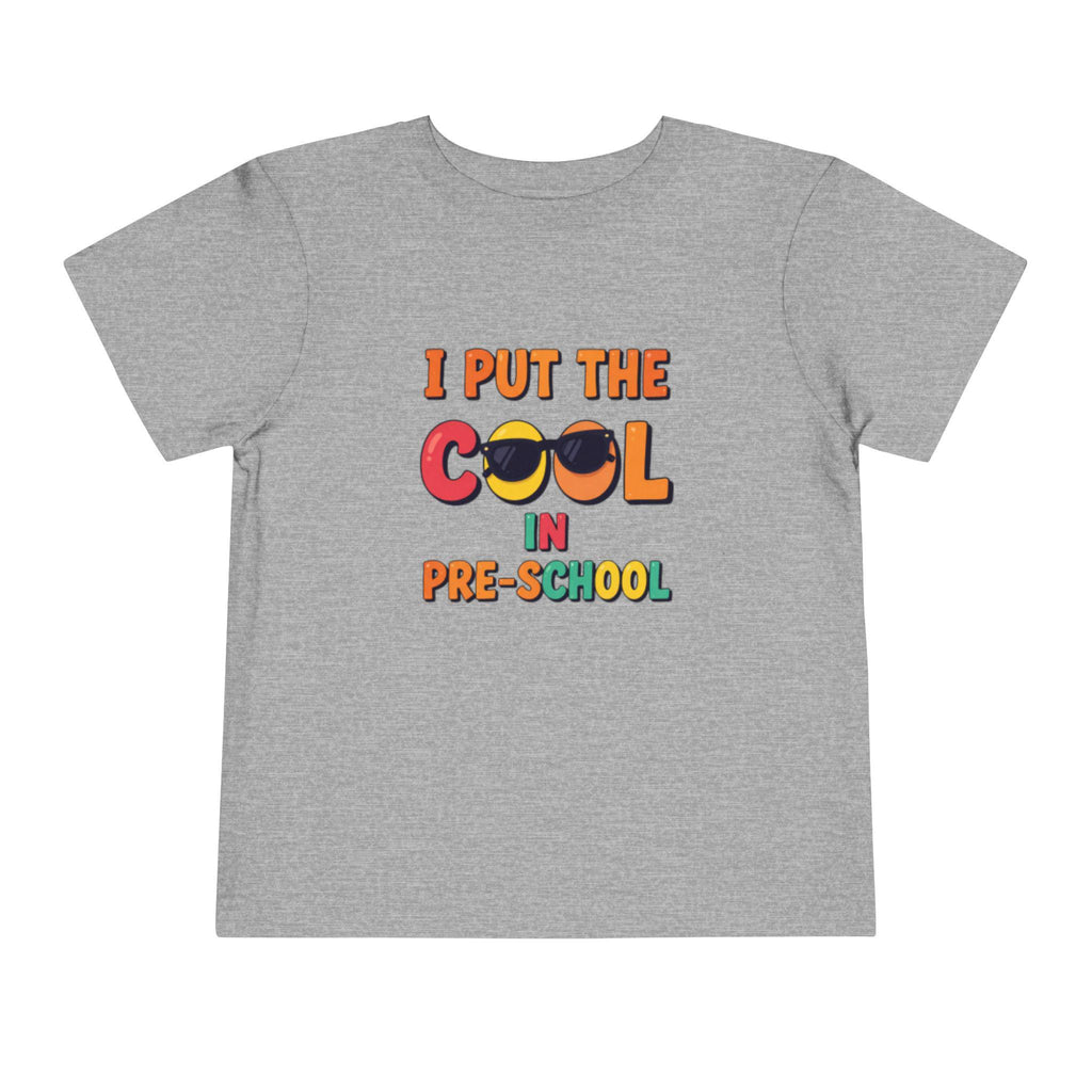 Toddler Preschool Graphic Tee | "I Put the in Preschool" Shirt