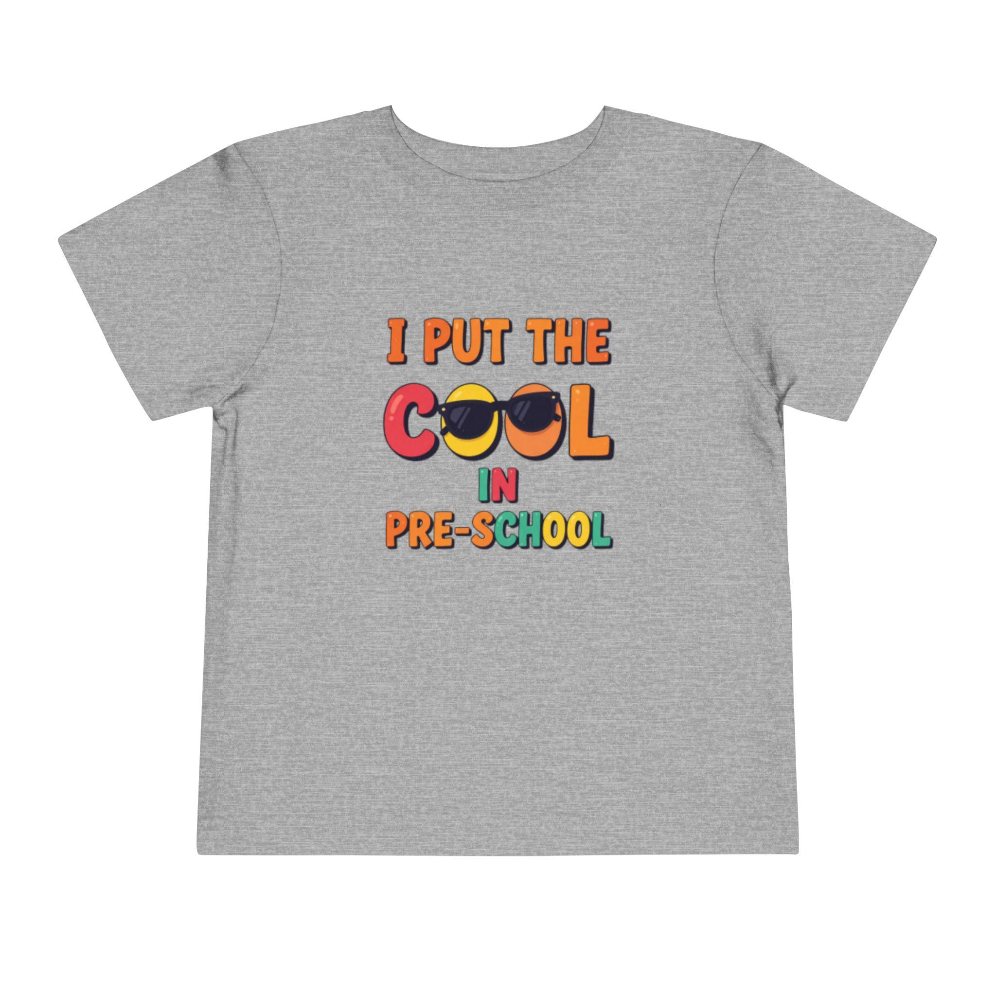 Toddler Preschool Graphic Tee | "I Put the in Preschool" Shirt