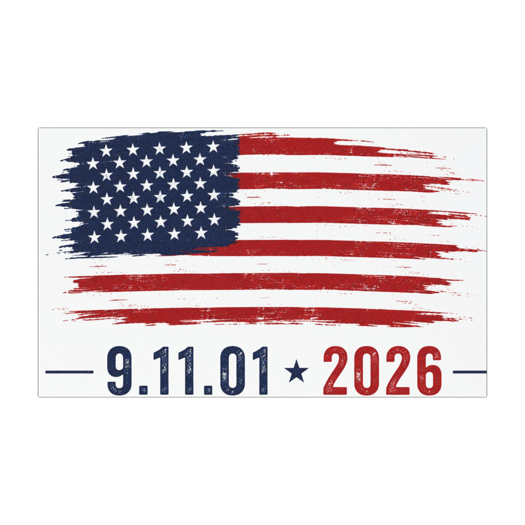 American Flag 9.11.01 2026 Car Magnet