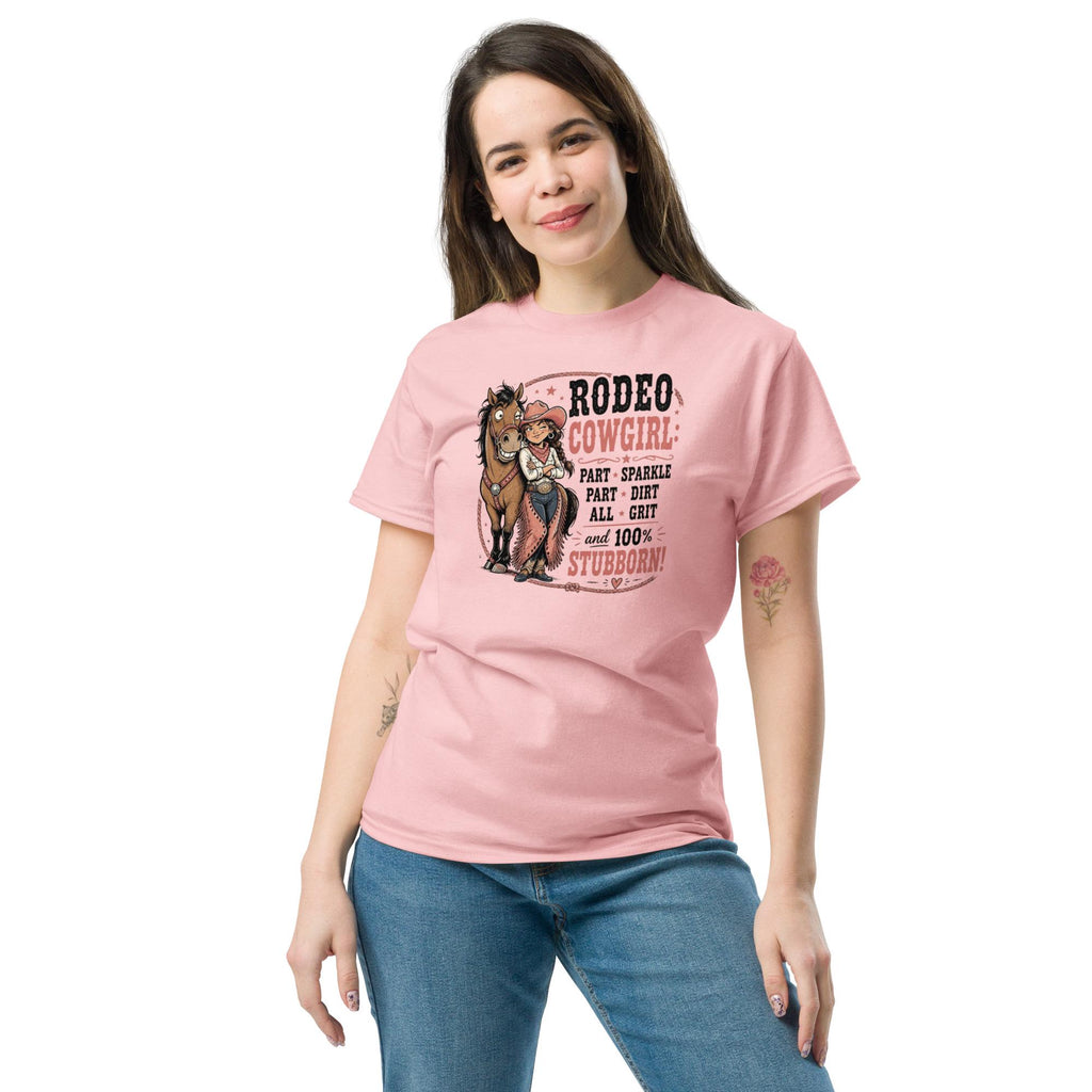 Rodeo Cowgirl Tee: Part Sparkle, Part Dirt, All Grit Unisex Shirt