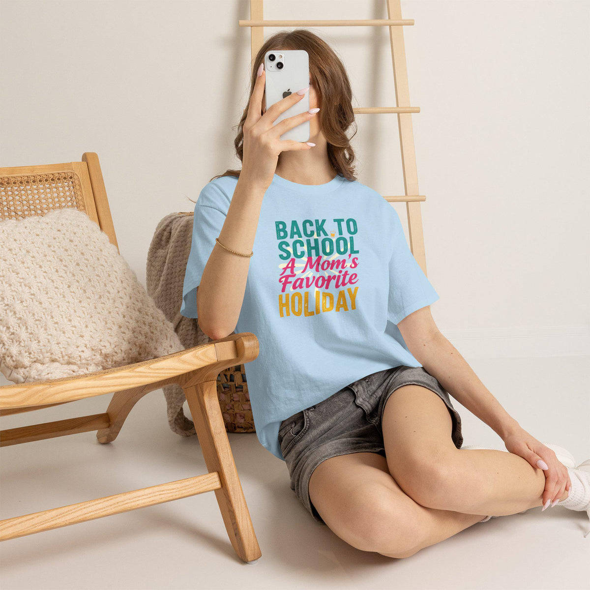 Back to School A Mom's Favorite Holiday T-Shirt | Teacher Mom Tee