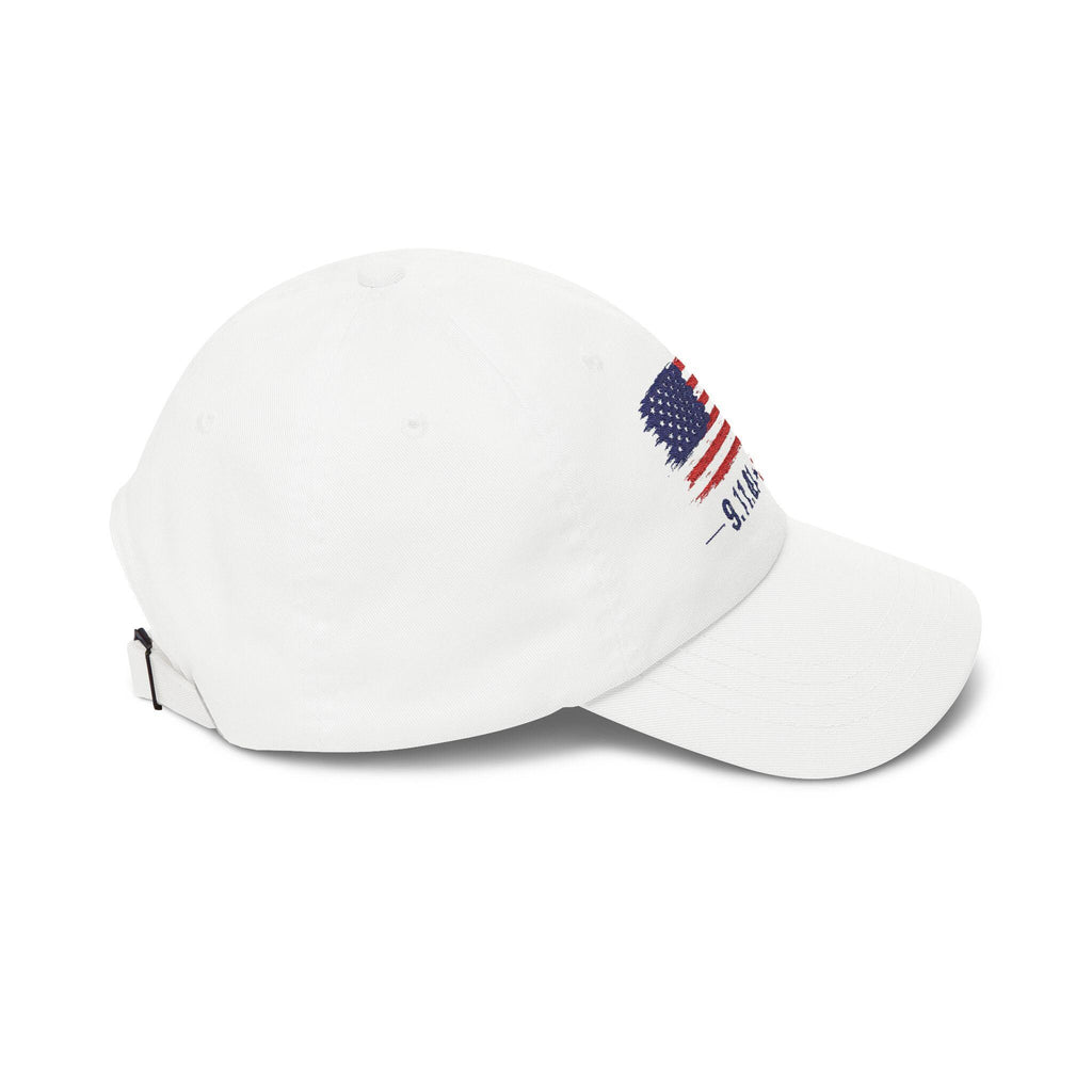 American Flag 9 11 01 2026 Dad Cap | 911 Memorial Baseball Hat